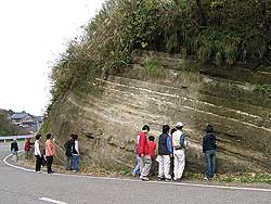 砂岩泥岩互層